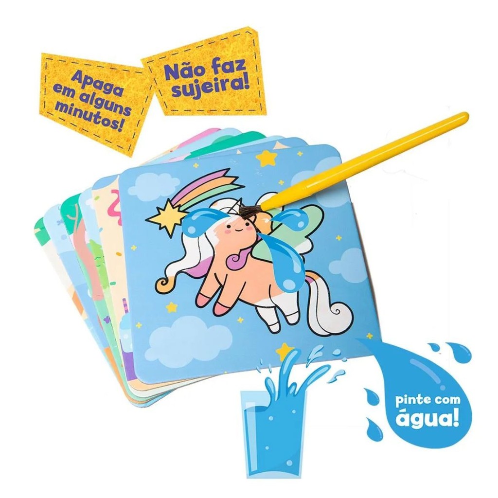 Aquacolor Unicórnios Colorindo Com Água Coré