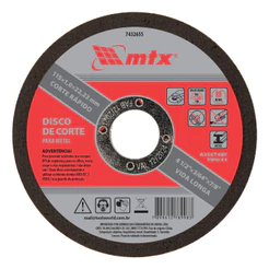 DISCO DE CORTE, PARA METAL, 115 X 1 X 22,23MM, 1PC // MTX