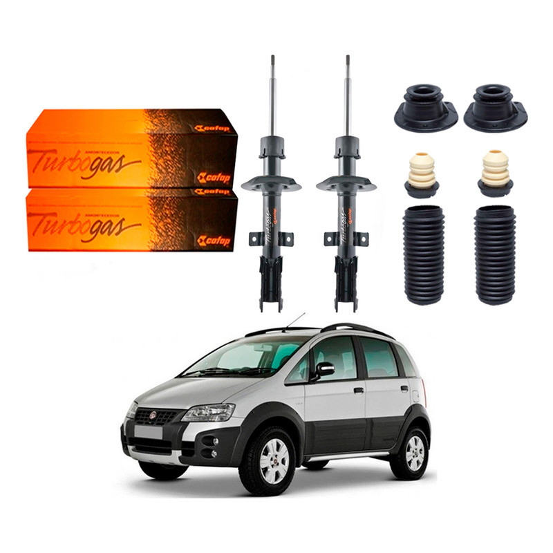 Kit Amortecedor Dianteiro, Idea Adventure 1.8 2006 A 2011 em Oferta na Shopee