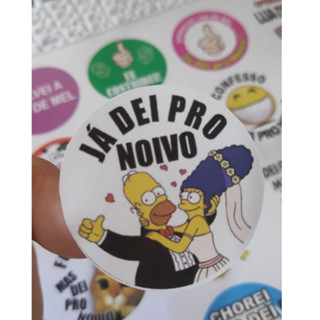 Kit 120 Adesivos Divertidos para Casamento | Gravata do Noivo, Lua de Mel, Festa e Brincadeiras em Oferta na Shopee
