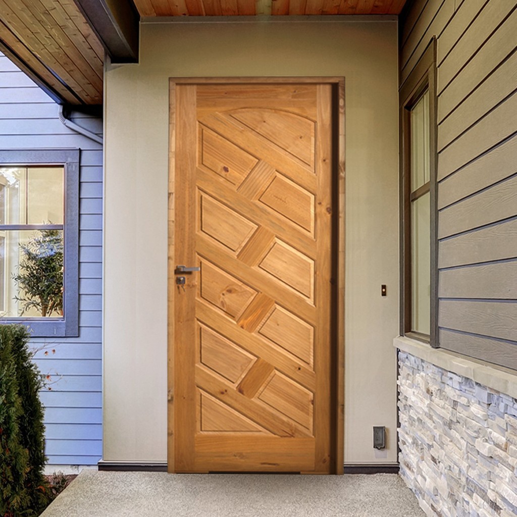 Kit Porta de Madeira 210x82cm Batente 11cm Spazio Eco Uniportas Abertura Esquerda Esquerda em Oferta na Shopee