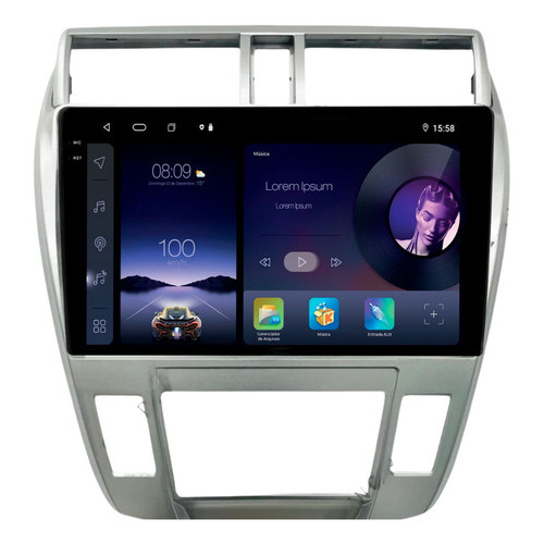 Multimídia Adak Iplay G2 Honda City 2008 A 2014 2ram+64gb Carplay Android Gps Bluetooth10p em Oferta na Shopee