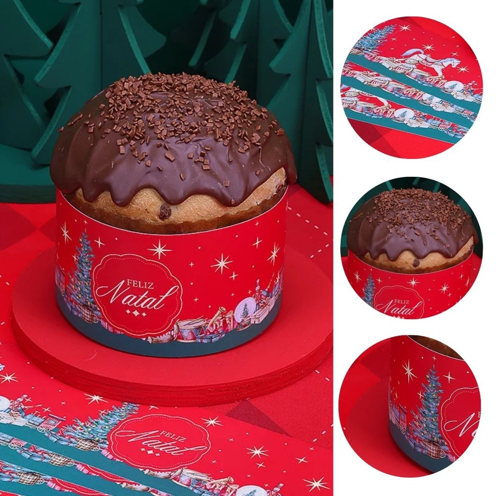 10 CINTA PARA PANETONE 500G TRADIÇÃO 5220 ( JANGO NATAL 2025 )