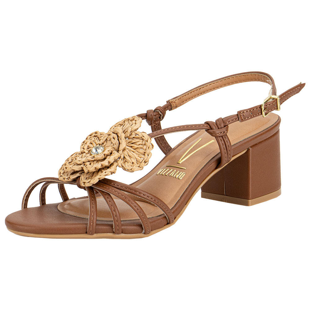 Sandália Feminina Salto Grosso Vizzano 62911193