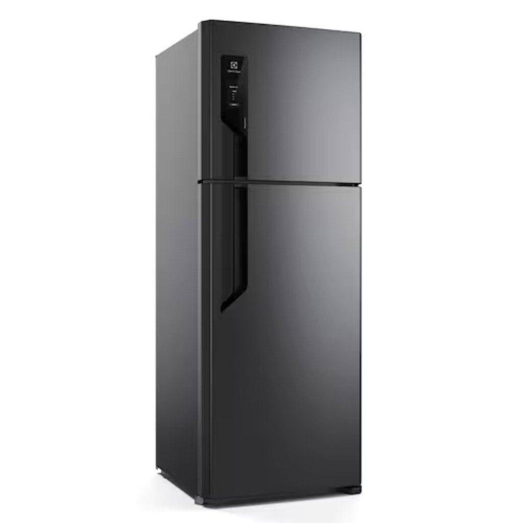 Geladeira Electrolux Duplex TF71B Frost Free 480L AutoSense Black Inox Look 110V