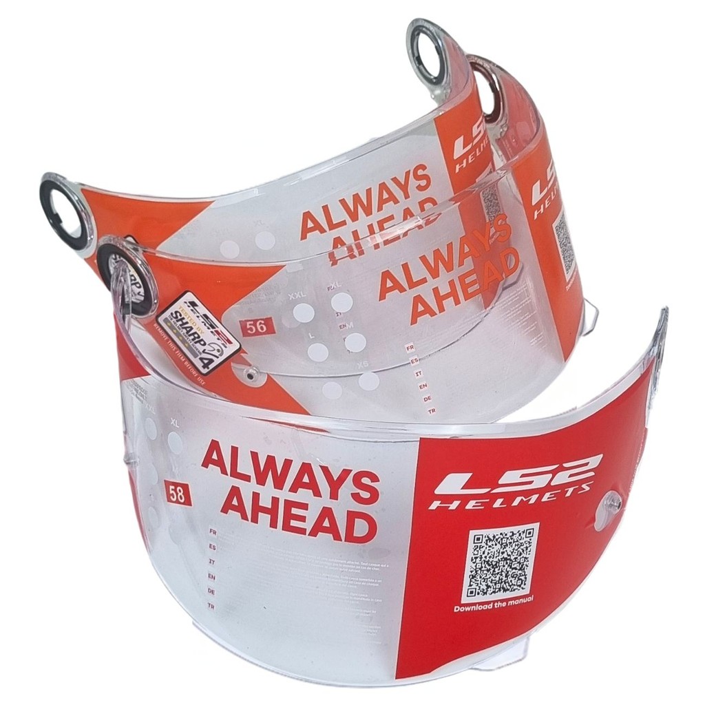 Viseira Capacete Ls2 FF358 Cristal Original 3 Unidades