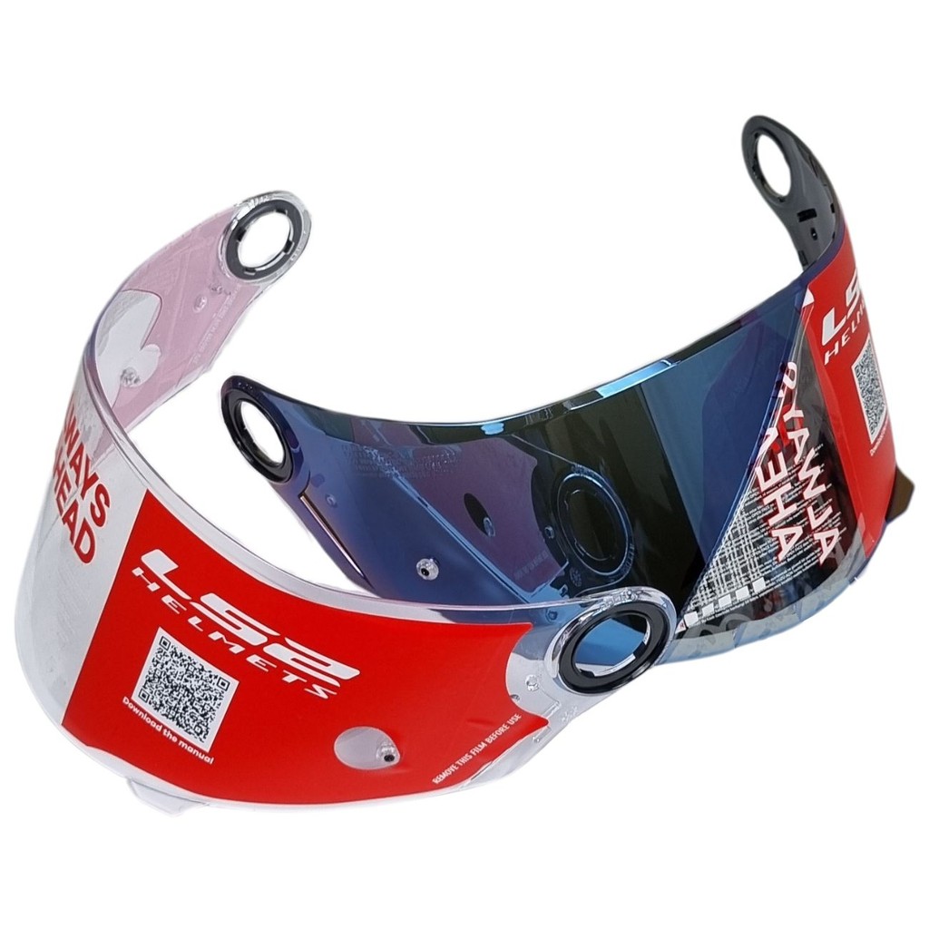 Viseira Capacete Ls2 FF358 Cristal Mais Azul Original