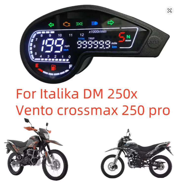 Digital LCD Odômetro Velocímetro Tactômetro Honda NXR125 NXR150 bros150 ES KS MIX 2003-2014 Xr250 Crm250 Baja250 XTZ125