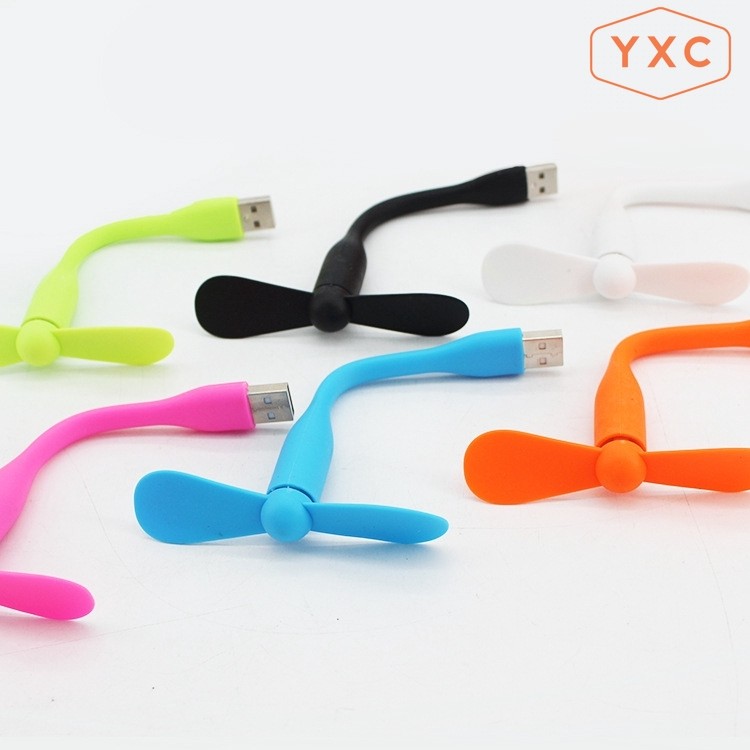 Ventilador USB Flexível Portátil Mini Dispositivos Removíveis Para Xiaomi Powerb