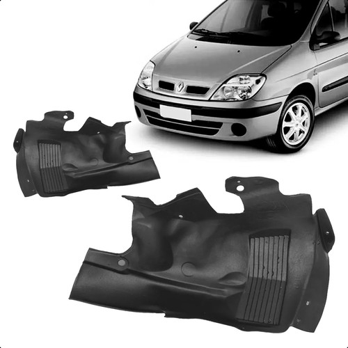 Parabarro Dianteiro Renault Scenic 2001 a 2011 forro bate pedra protetor caixa roda lameiro novo