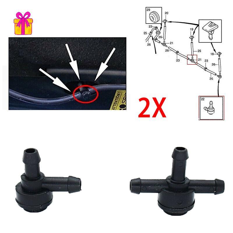 [INTH] 1Pc Válvula Che Para Lavadora De Pára-Brisa 2 Vias 3 31391513 Volvo C30 C70 S40 S60 S70 S80 V50 V70 XC60 XC70 XC9