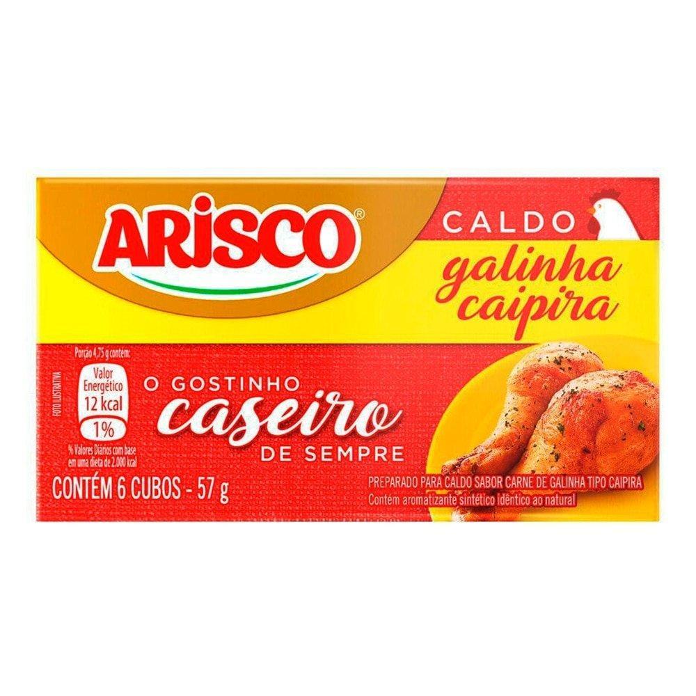 Caldo de Galinha Caipira 57g - 10 unidades - Arisco
