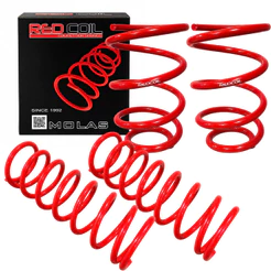 Molas Esportivas Red Coil Vw Gol Parati 1.6 1.8 G2 G3 G4 95 À 05