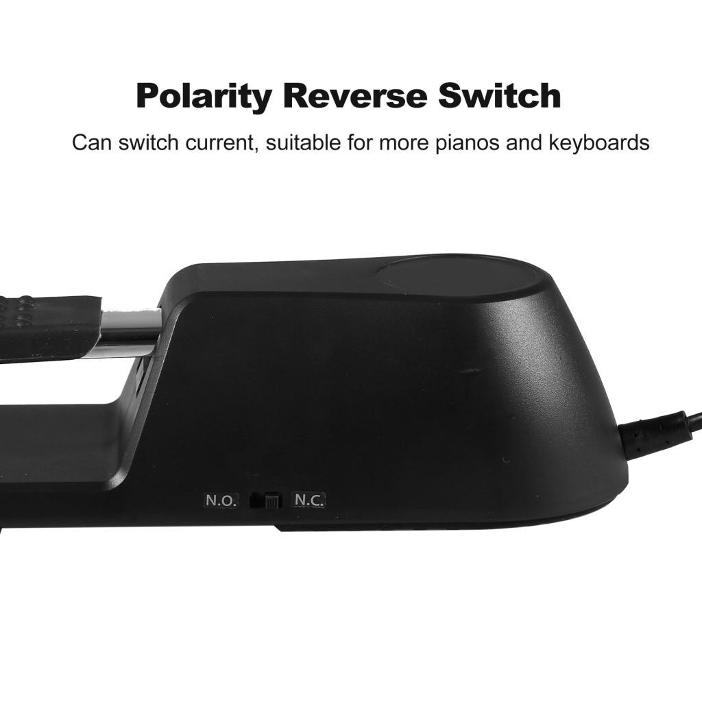 jodyaccessories.br WOTAO Sustain Pedal Teclado Piano Universal Damper Foot para sintetizador de órgão eletrônico MIDI
