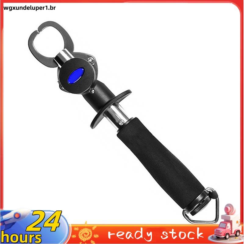 Pesador De Cinto De Aço Inoxidável Com Régua Controlador De Peixe , Pinça De Braçadeira Luya Equipamento De Pesca