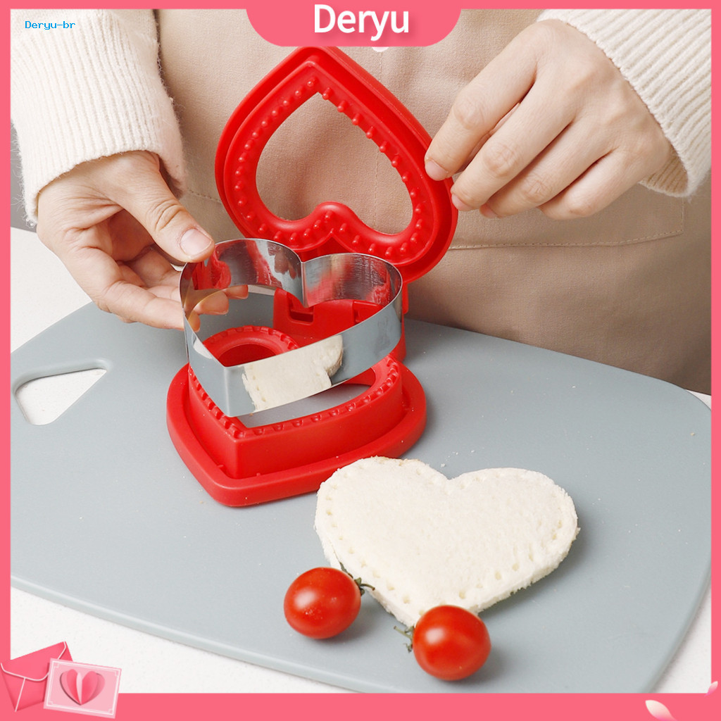 Stainless Steel Sandwich Cutter Fun and Easy Love Heart for Kids Perfect Picnic Tool for Making Cute Sandwiches Kitchen