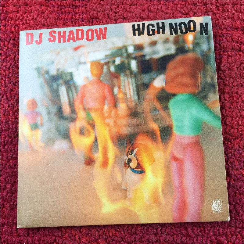 DJ Shadow High Meio-Dia (Sem Vedação) mai CD E Páginas De Papel São Boas