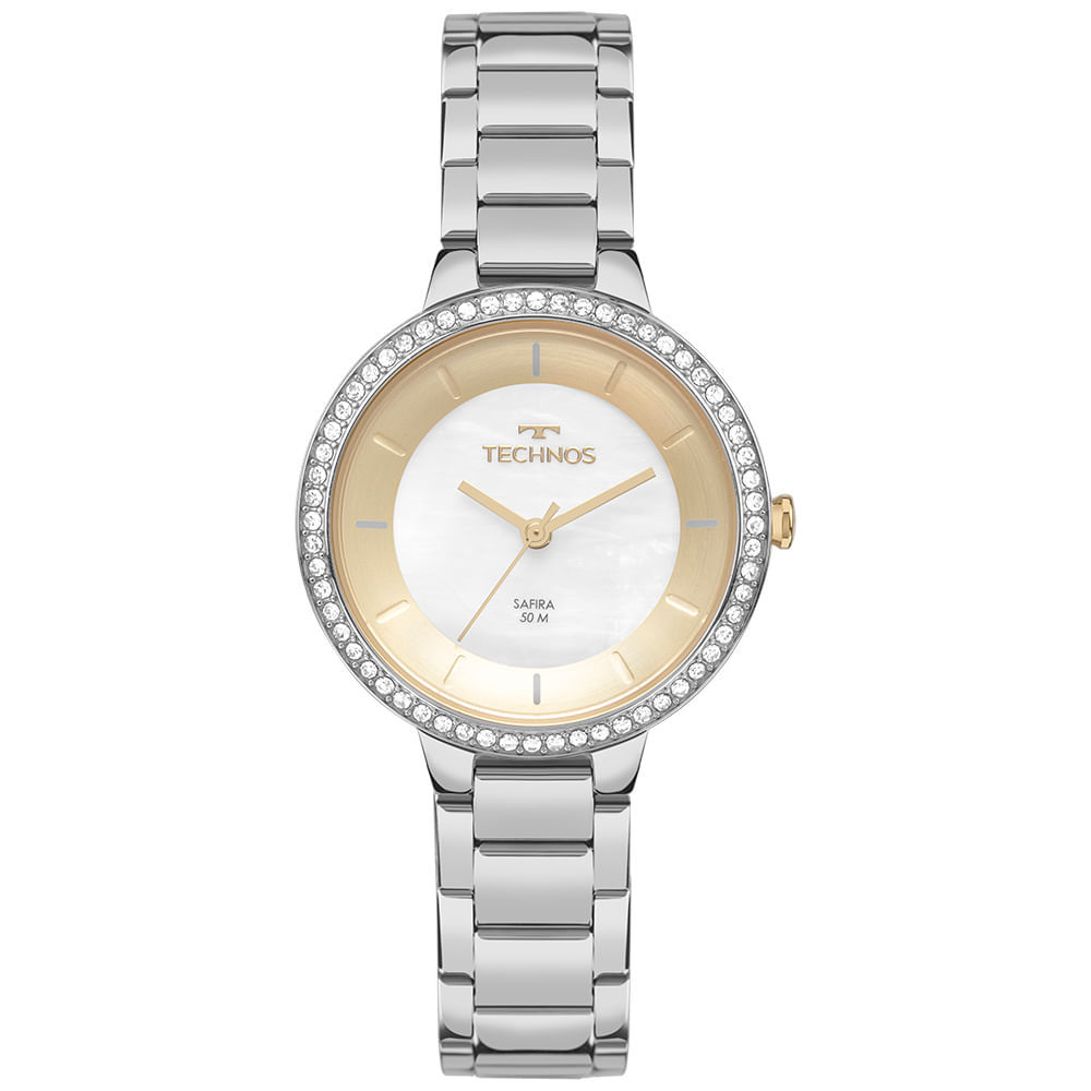 Relógio Technos Feminino Slim Prata - VJ21AD/1D