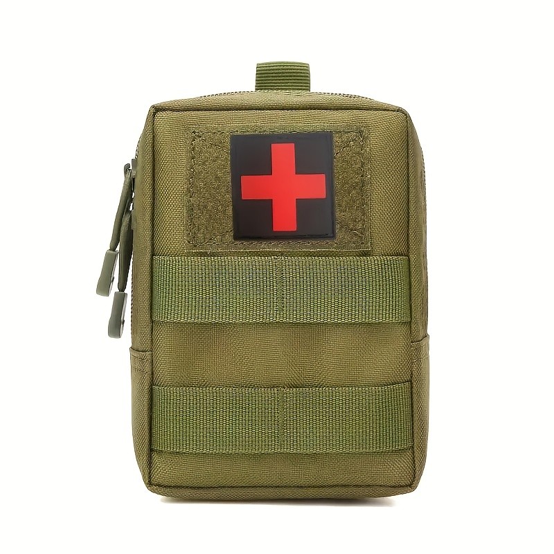 LUC EDC sports Cintura Pack-Feito De Náilon , Com Vários Acessórios Zíper , Apresentando Um Logotipo Cruzado Vermelho ,
