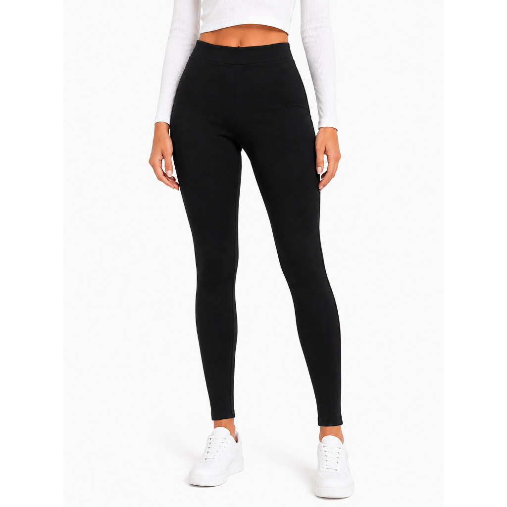 Kit 2 Calças Legging Flanelada Térmica Cintura Alta Peluciada ZERO Transparência Quentinha Inverno — imagem 2 de 2