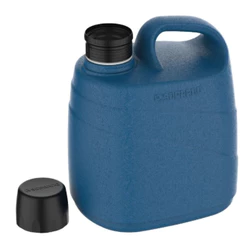 Garrafão Térmico Soprano 5L Azul Com Tampa Copo Alça Para Água Café Quente E Frio