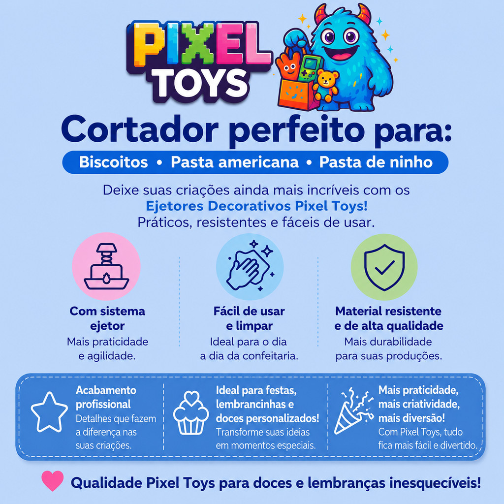 Kit 6 Ejetores para Brigadeiros Relâmpago McQueen Carros Confeitaria — imagem 2 de 2