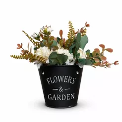 Arranjo de Crisantemo em Vaso Flowers Garden Decoração