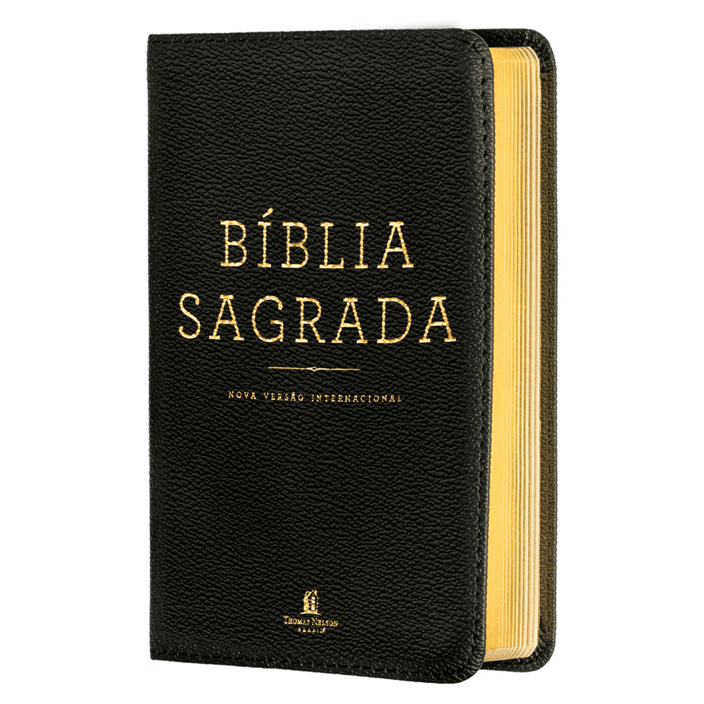 Bíblia Pocket | NVI | Leitura Perfeita | Capa Luxo Preta · foto 2