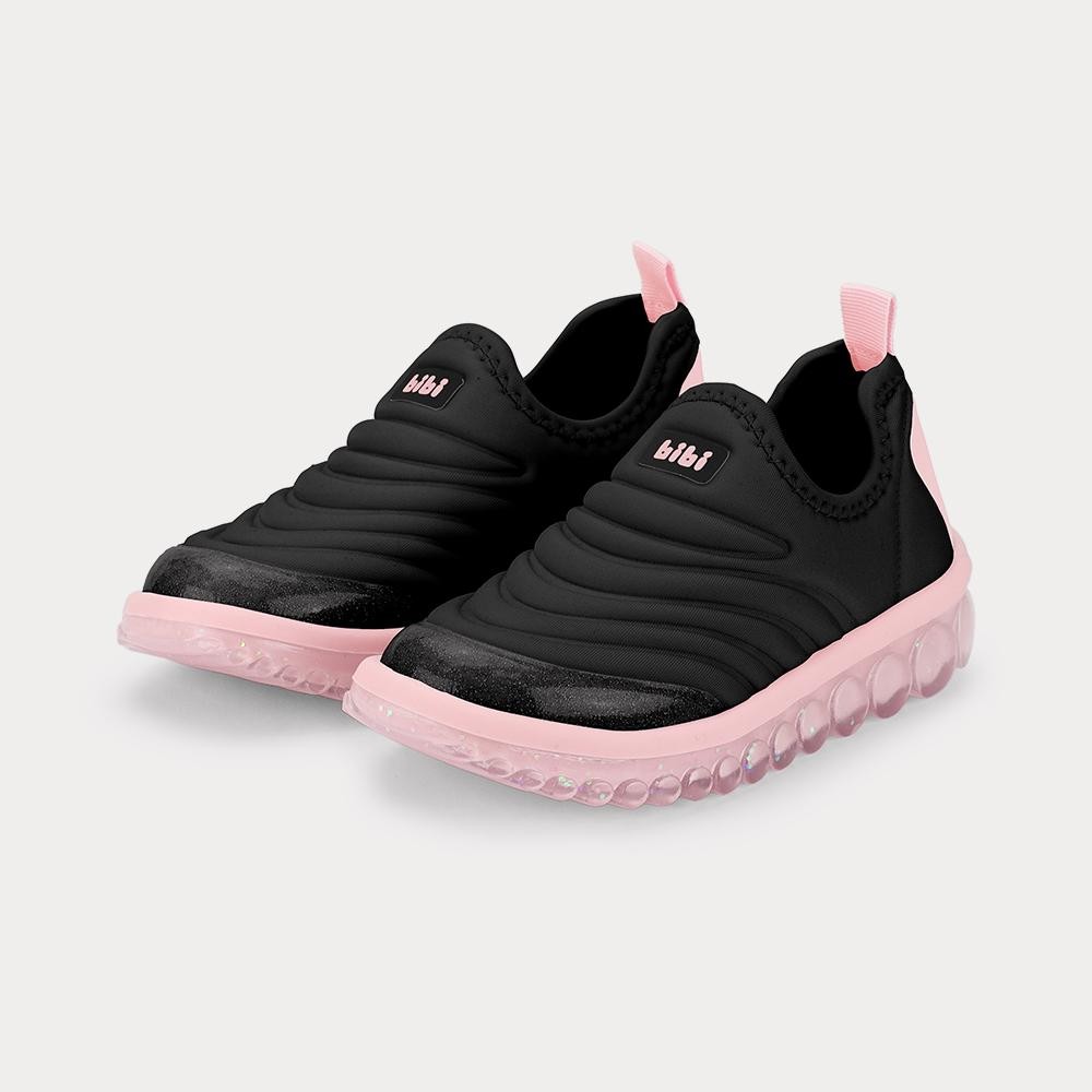 Detalhes do Tênis Infantil Bibi Roller 2.0 Preto com Rosa 1155324