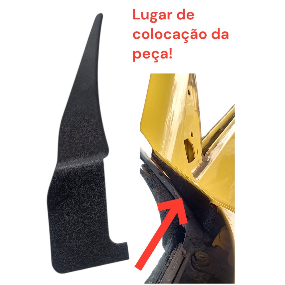 Acabamento churrasqueira capo esquerdo Vw golf 1j0819447e