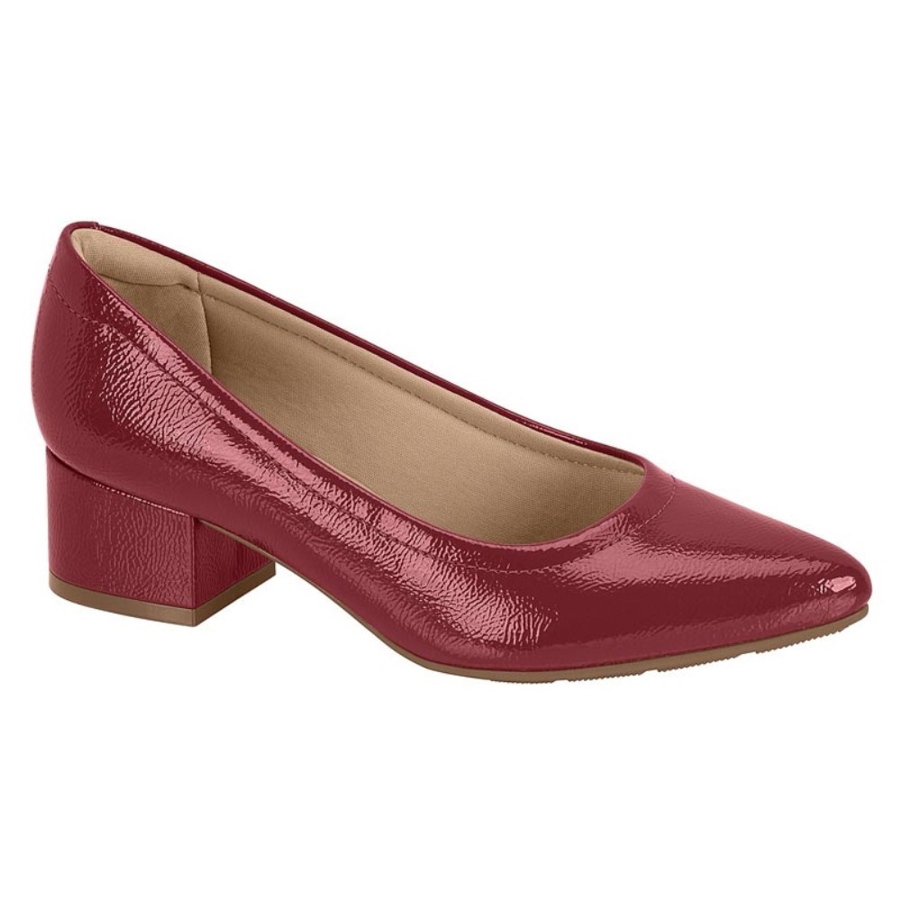 Scarpin Feminino Modare 7340.123 Ultraconforto Salto Médio Bico Fino Elegante Casual Lançamento