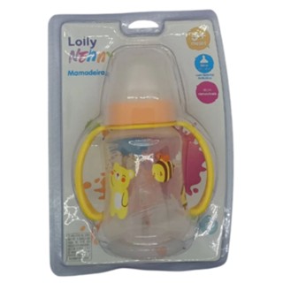 Mamadeira Lolly Nenny 250ml com Alça bico Silicone Anticólica  3+ Meses em Oferta na Shopee