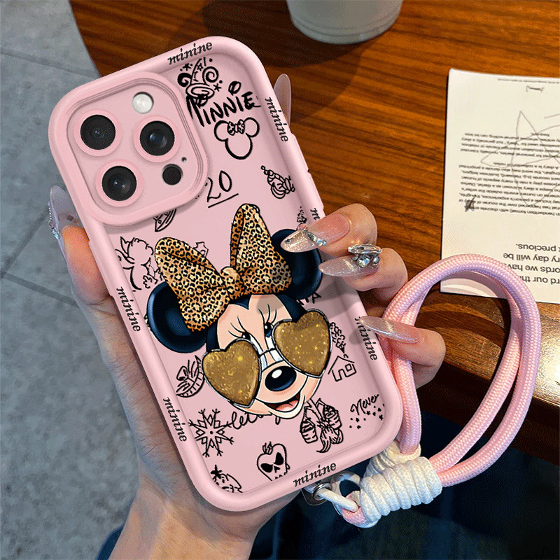 Capinha Capa de Silicone Padrões da Disney Anti queda para IPhone 11 12 13 14 15 16 17 Pro MAX Plus em Oferta na Shopee