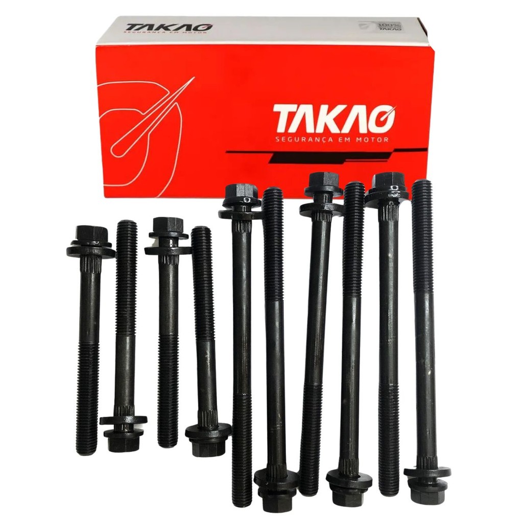 Parafuso Cabeçote (Jg) Stratus 2.0 16V 1996 A 1999 / Neon 2.0 16V 1996 A 1999 / Stratus 2.0 16V 2000 A 2001