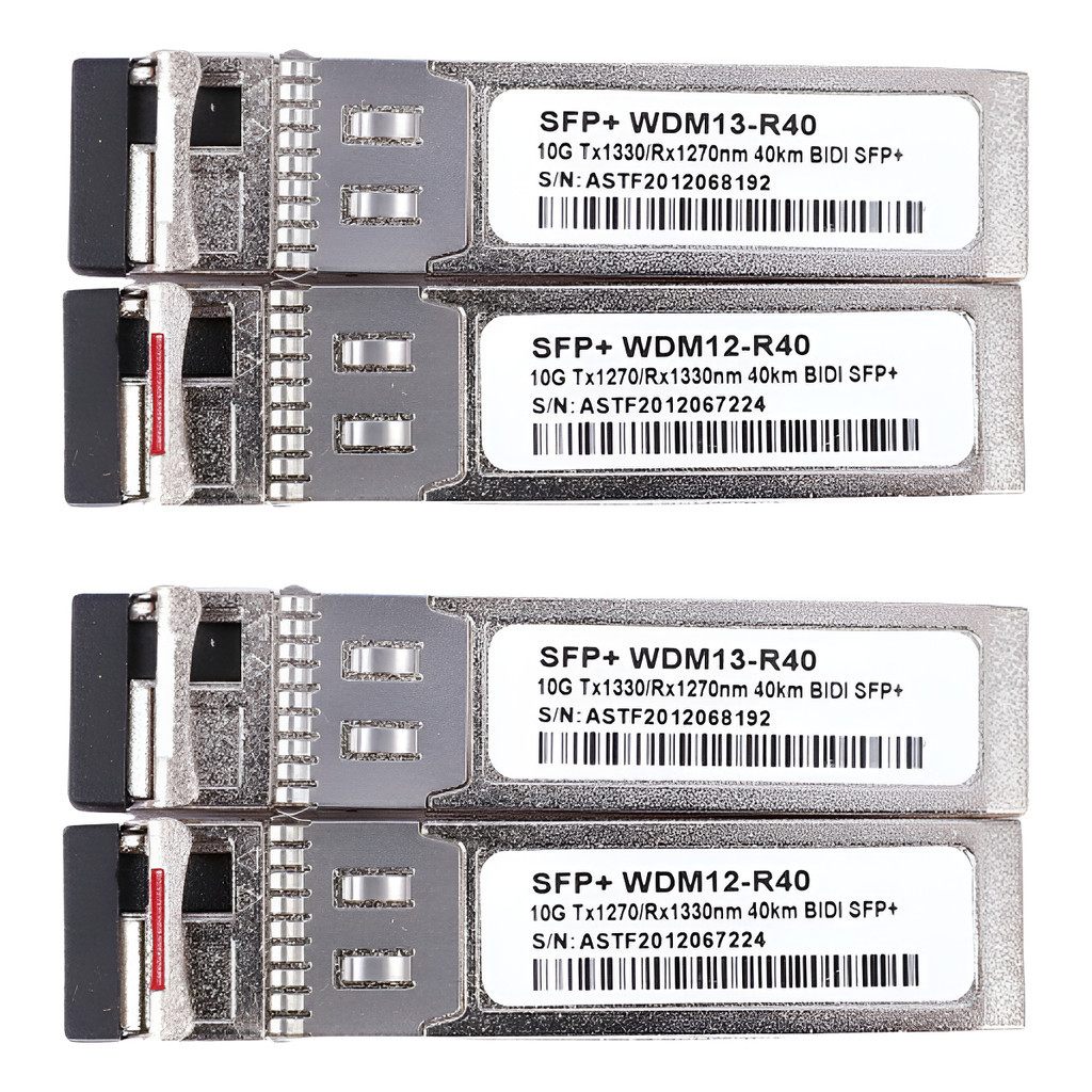 4 Unidad Gbic 40km Modulo Sfp 10gb Wdm 1270/1330nm Lc 10g Bidi