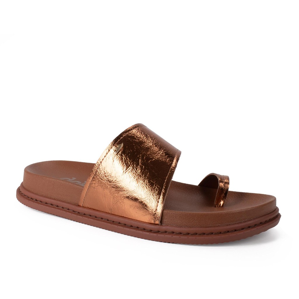 Slide Dakota Flatform Metalizado Feminina Y9462