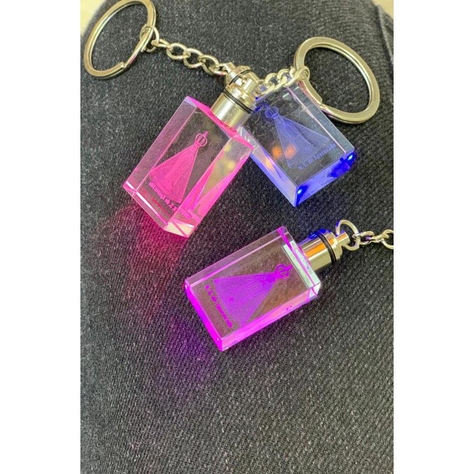 Chaveiro de Nossa Senhora 3D Led em Oferta na Shopee