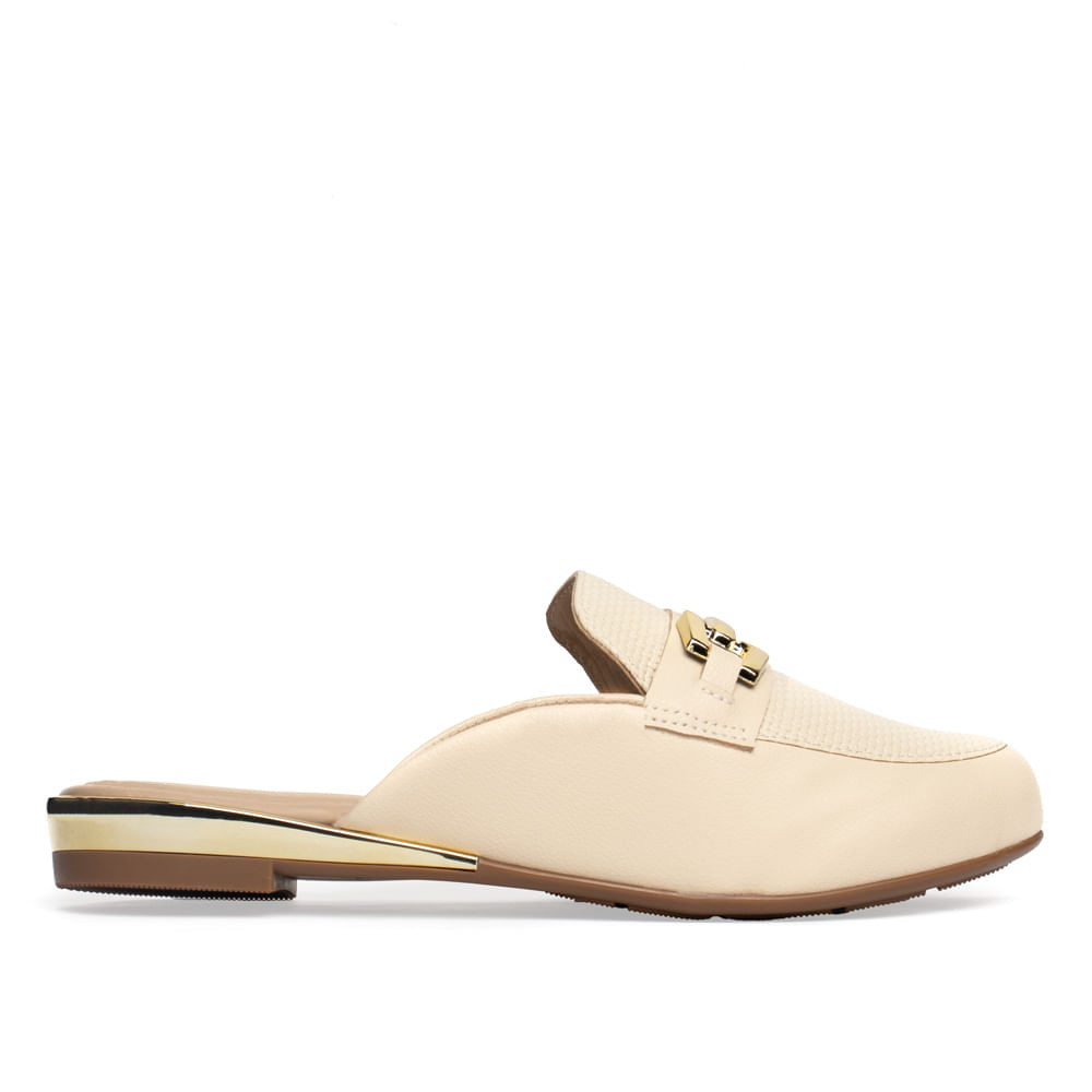 Mule Feminino Modare Napa Tressê Textura Creme em Oferta na Shopee