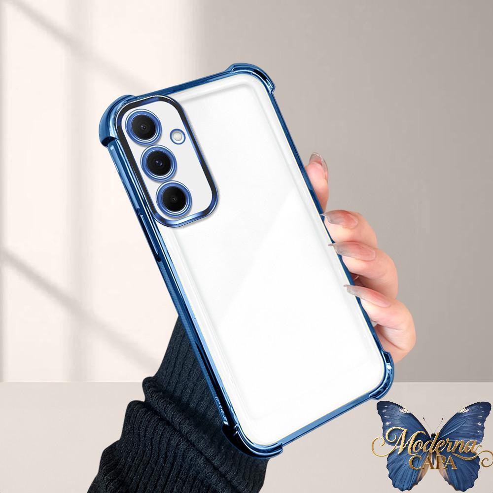 Capa Para Samsung Galaxy A55 5G Capinha Transparente De Celular Silicone Macia Protetora Do Telefone Caso 0000 FS em Oferta na Shopee