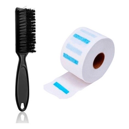 Kit Escova Escovinha Barbeiro Disfarce + 100 Golas Higiênica