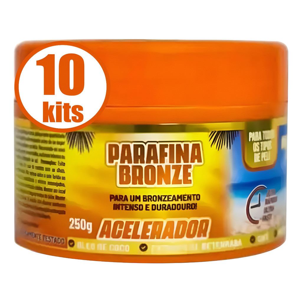 10 Parafina Bronze Phállebeauty Cosméticos Acelerado Atacado
