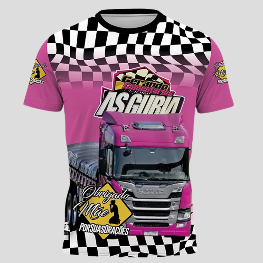 Camiseta Rota 262 Estrada Camisa Scania As Guria Obrigado Mãe Por Suas Orações