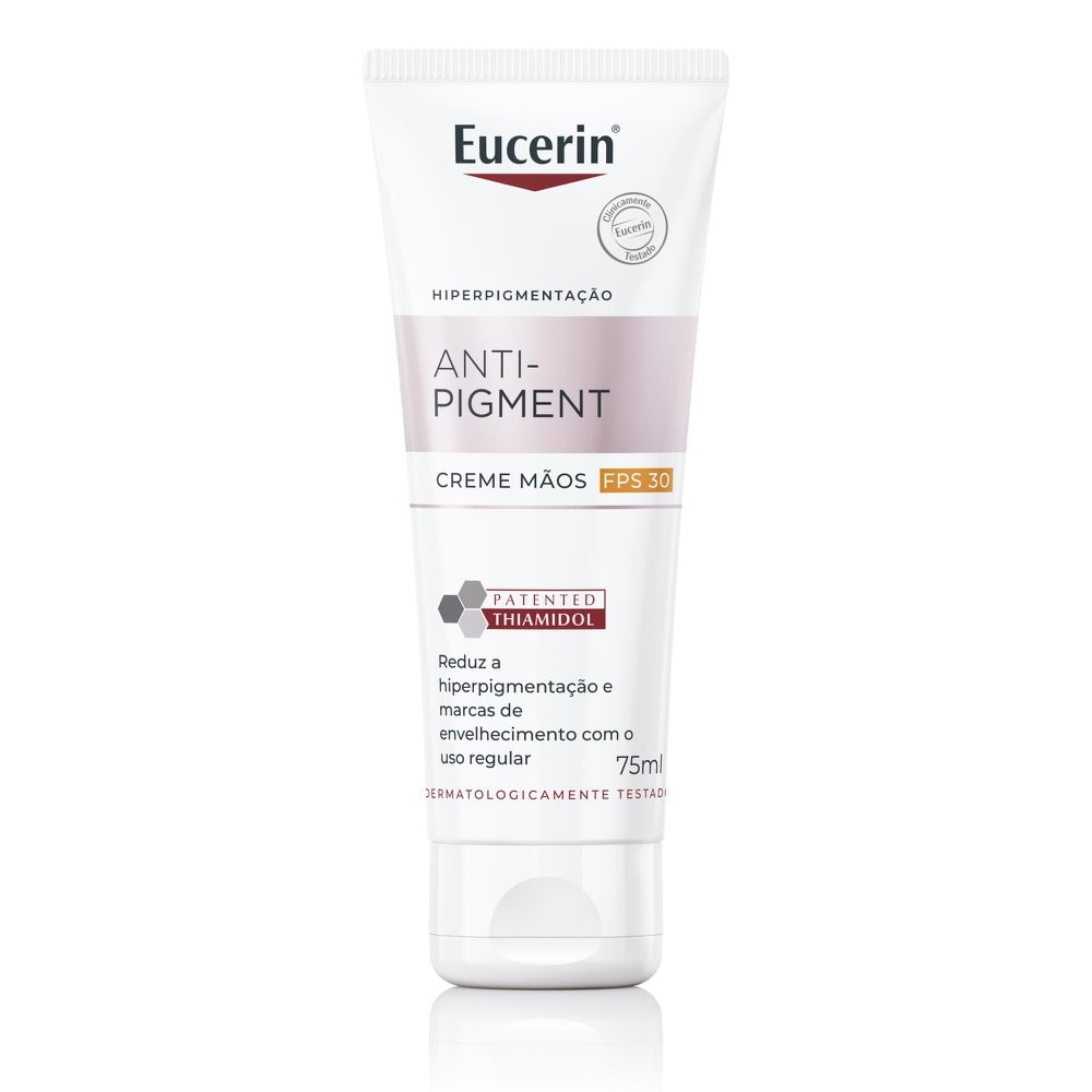 Eucerin Anti-Pigment Creme Hidrante Clareador de Mãos FPS 30 75ml