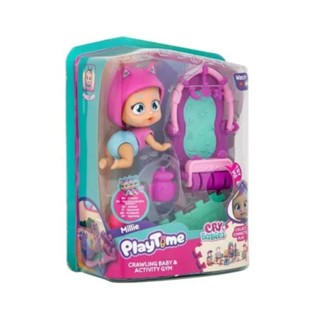 Boneca Infantil Cry Babies Playtime Millie Ginásio de Atividades Multikids - BR2464 em Oferta na Shopee