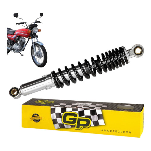 Amortecedor Gp7 Cromado Gp7 (unid) C/reg. Moto Cg 125 83/99