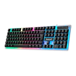 Teclado Gamer TGT M60 A1, Rainbow, ABNT2, Preto, TGT-M60A1-RBW01