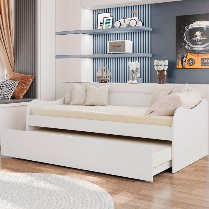 Cama Solteiro Bicama para Quarto Infantil 100% MDF Branca Carolina Baby em Oferta na Shopee