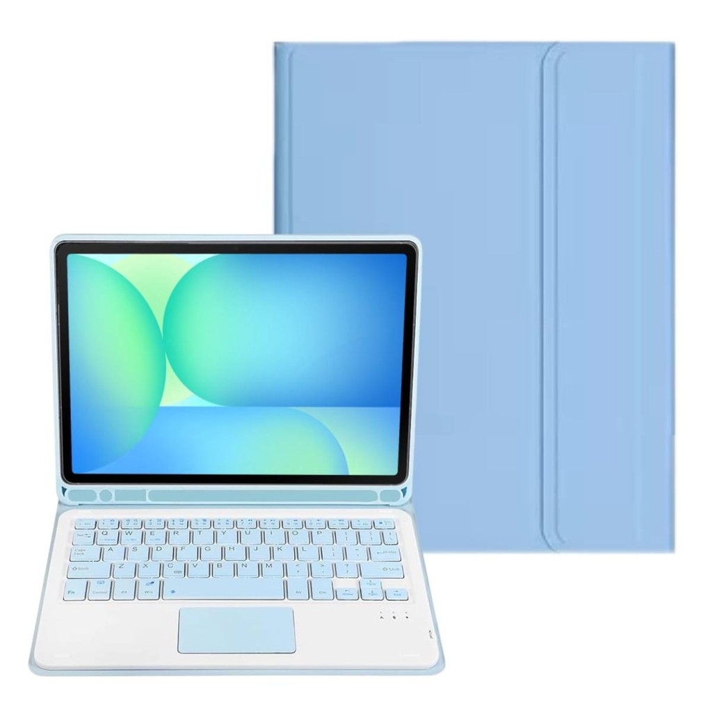 Capa Teclado Touchpad Para Samsung S10 FE+ 13.1 Polegadas