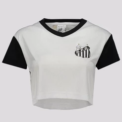 Cropped Santos Movimentar Feminina Branca