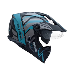 Capacete Moto Bieffe B-trail Defender Com Óculos Interno